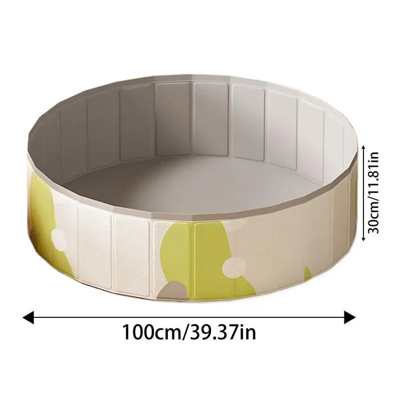 Foldable Pet & Kids Pool – Cool Outdoor Fun
