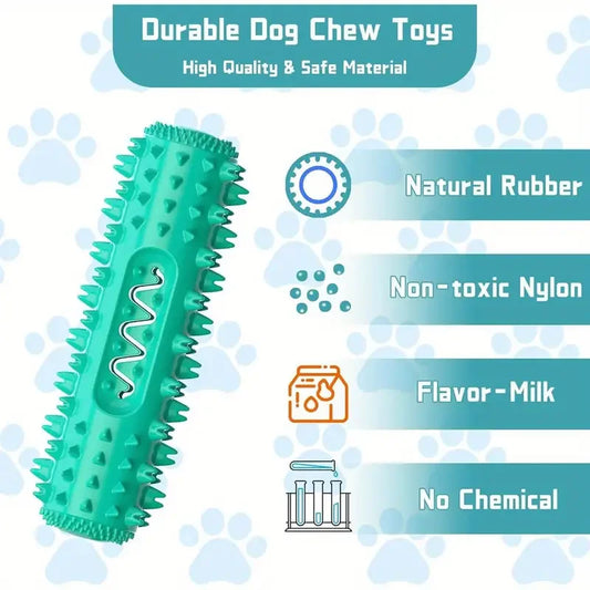 Vet-Approved Dental Chew Stick – 3-in-1 Toothbrush Toy