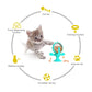 Slow Feeder Dog Cat Toy, Interactive Treat Dispenser with Rotatable Wheel for Puppy Kitten- IQ Training Mental Enrichment Puzzle