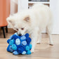 Pet Sniffing Ball Halloween Christmas Gift Toy for Pets Hiding Food Toy For Dog Interactive Rubber Ball Dog Sniffing Puzzle Toys