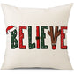 45cm Merry Christmas Cushion Cover Pillowcase 2024 Christmas Decorations for Home Ornament Happy New Year Christmas Decor 2025