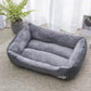 Pet Cat Dog Bed Cozy Square Plush Kennel Puppy Sofa Bed Cushion Pet Product Accessories For Small Medium Animal Doghouse
