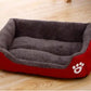 Pet Cat Dog Bed Cozy Square Plush Kennel Puppy Sofa Bed Cushion Pet Product Accessories For Small Medium Animal Doghouse